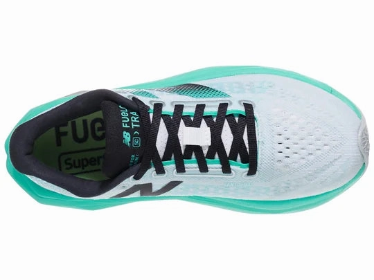 New Balance | FuelCell SuperComp Trainer v3 | Women's | White/Cyber Jade/Silver Metallic/Deep Sea Trainers Vs Running Shoes