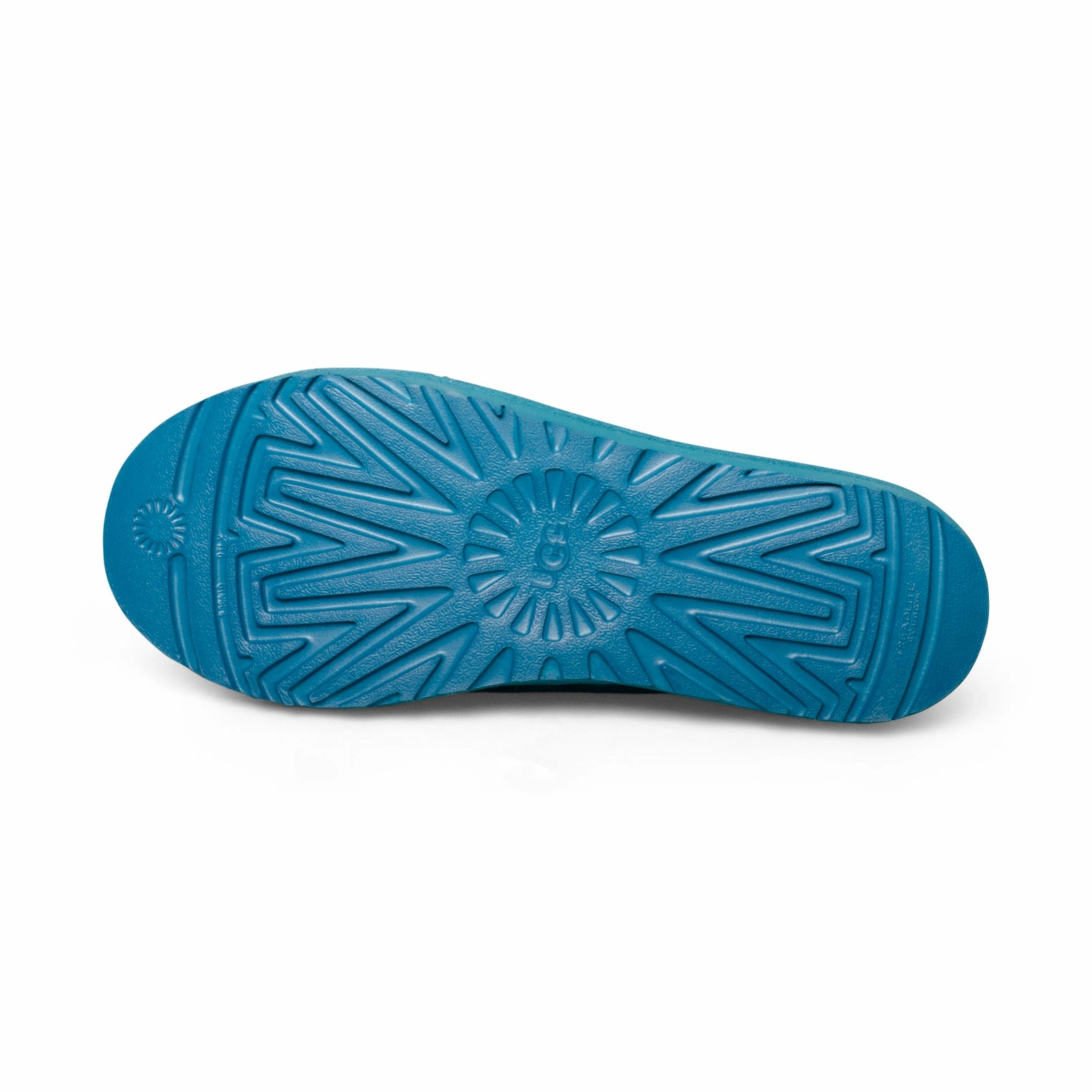 Comfort Slippers With Arch Support UGG Tasman Scatter Graphic Deep Teal Slippers - Men's