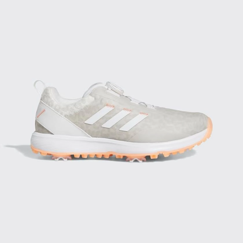 Tennessee Adidas Shoes New Women's Adidas S2G BOA Spike Golf Shoes White/Coral  MSP$110