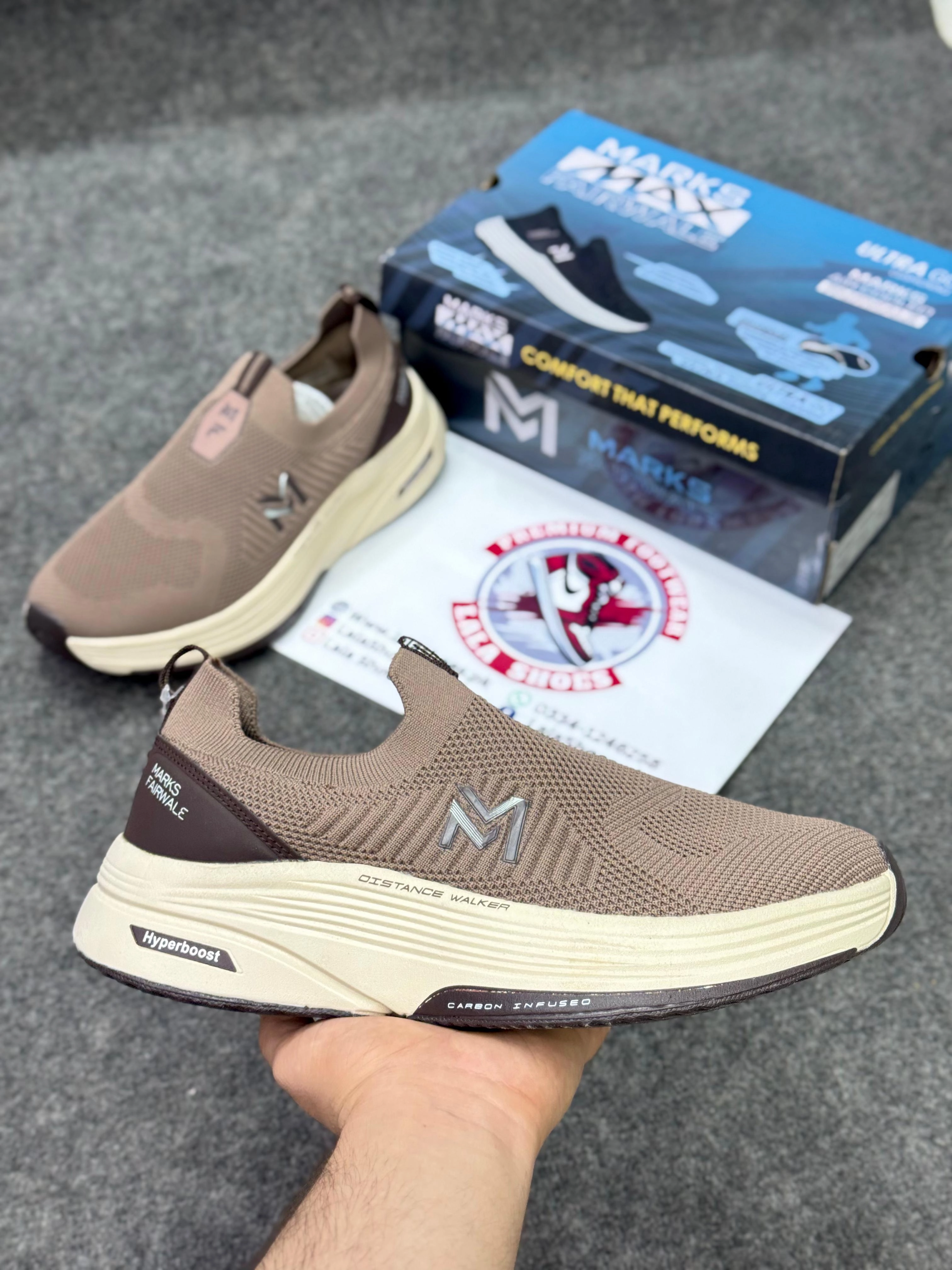 Skechers Slip-ins: Max Cushioning Hyper Burst Khaki 45789, Air-Cooled Memory Foam Echelon 9 Running Shoes