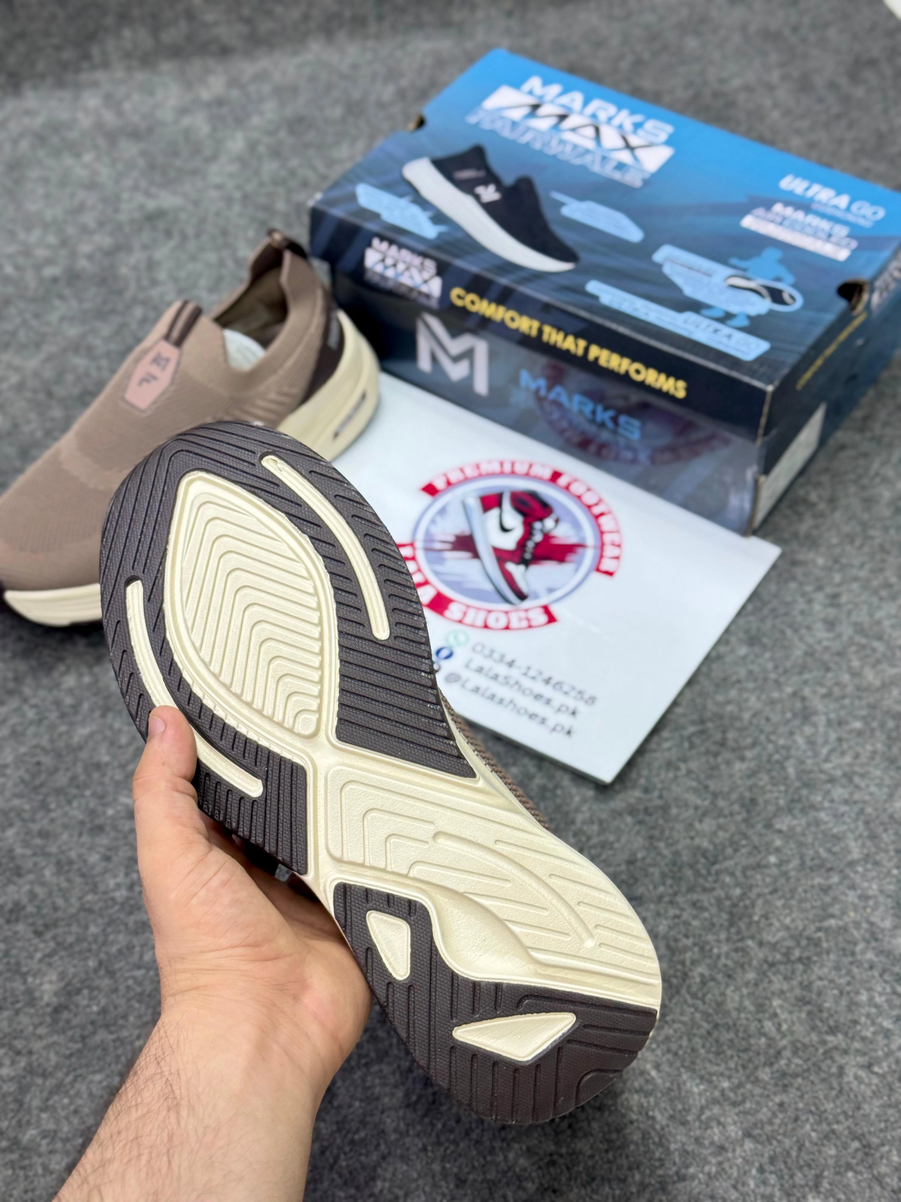 Skechers Slip-ins: Max Cushioning Hyper Burst Khaki 45789, Air-Cooled Memory Foam Gel-nimbus 27 Running Shoes