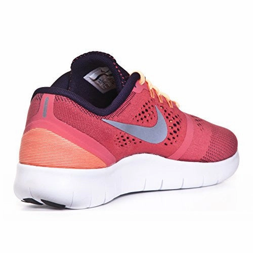 Bridal Running Shoes Nike 833993-801 : Free Run GS Ember/Purple /silver Youth (4.5 Big Kid M)