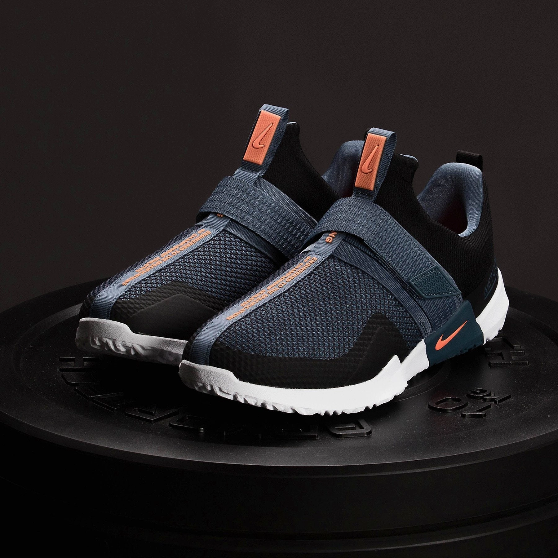 Asics Shoes For Walking On Concrete Nike - Metcon Sport Men's Training Shoe - BLACK/TOTAL ORANGE-THUNDERSTORM-WHITE