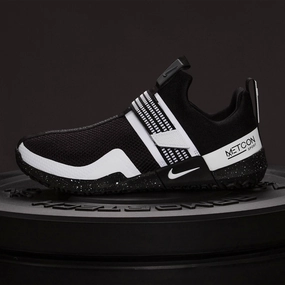 Asics Shoes No Tongue Nike - Metcon Sport Men's Training Shoe - BLACK/WHITE-COOL GREY