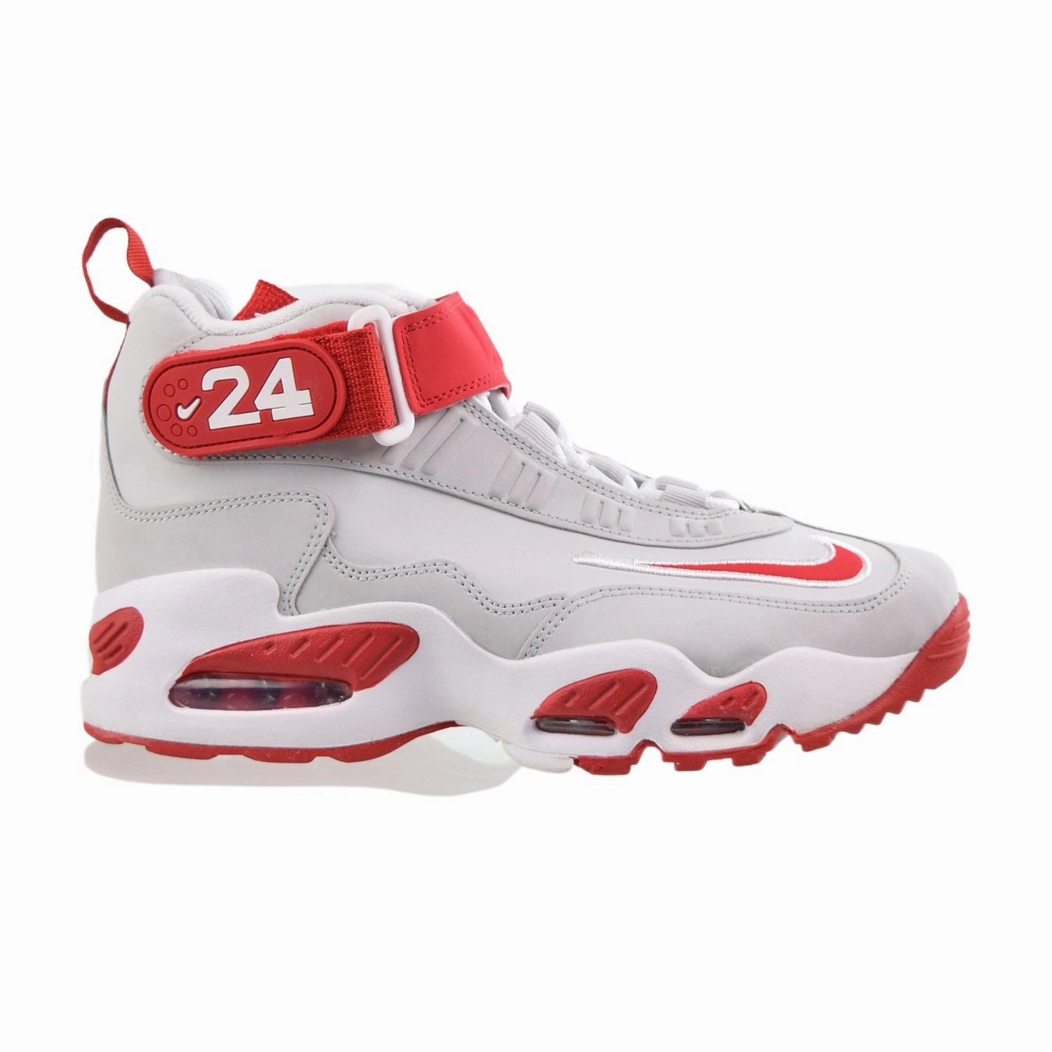 Nike Air Griffey Max 1 (GS) Big Kids' Shoes Pure Platinum-White-University Red Asics Day Of The Dead Shoes