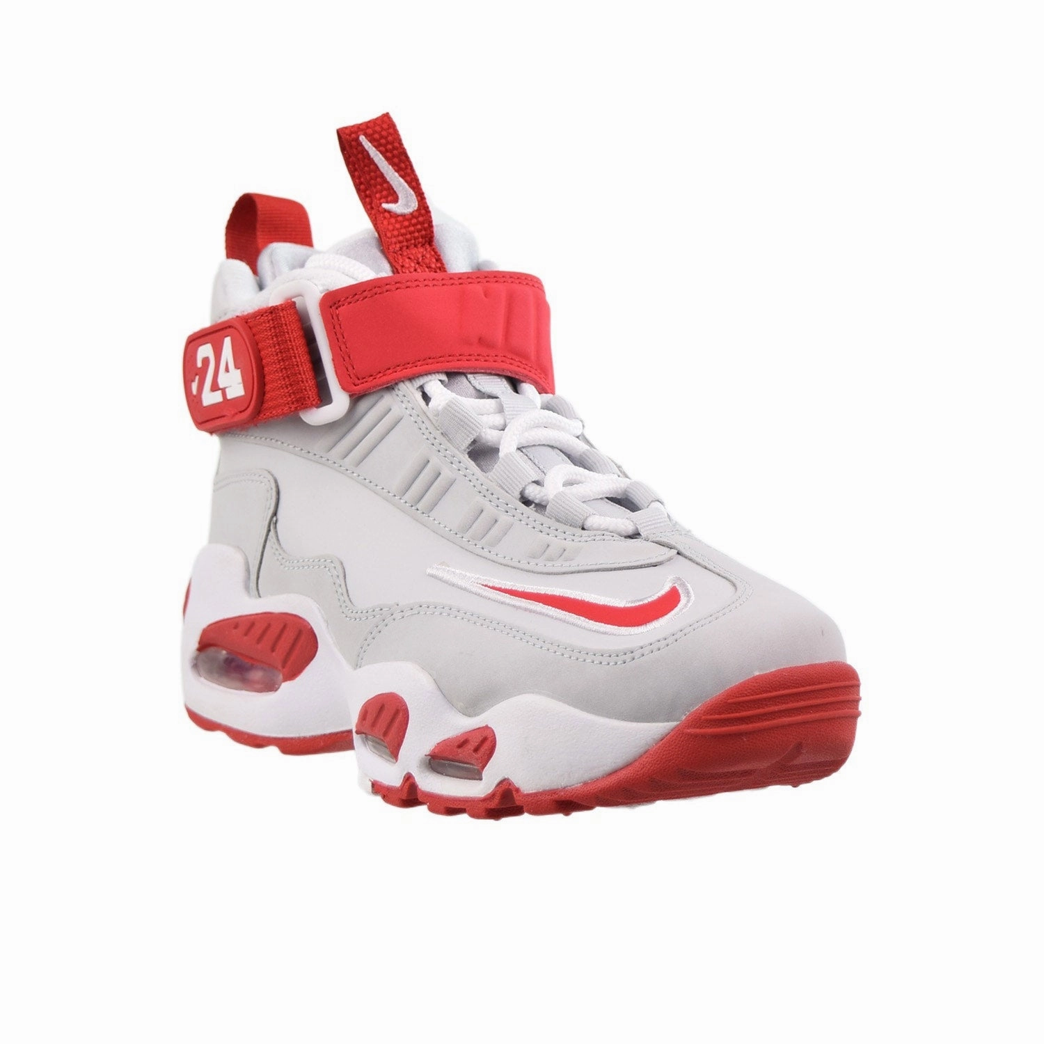 Good Asics Volleyball Shoes Nike Air Griffey Max 1 (GS) Big Kids' Shoes Pure Platinum-White-University Red