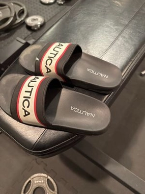 Gel Nimbus 24 Running Shoes nautica red blue slides 2 (Big Kid)