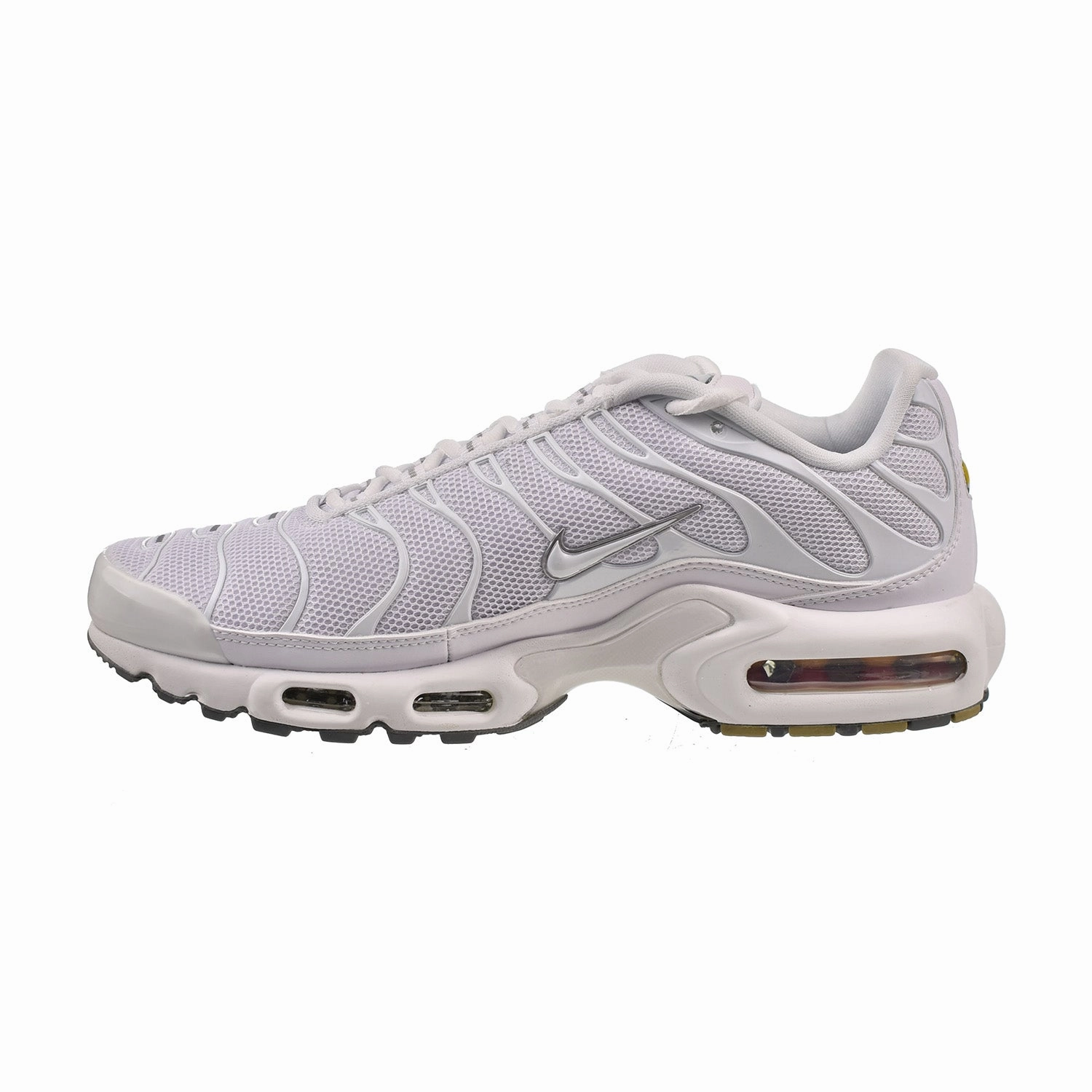 Nike Air Max Plus Men's Shoes White-Black-Cool Grey Asics Running Shoes 2023