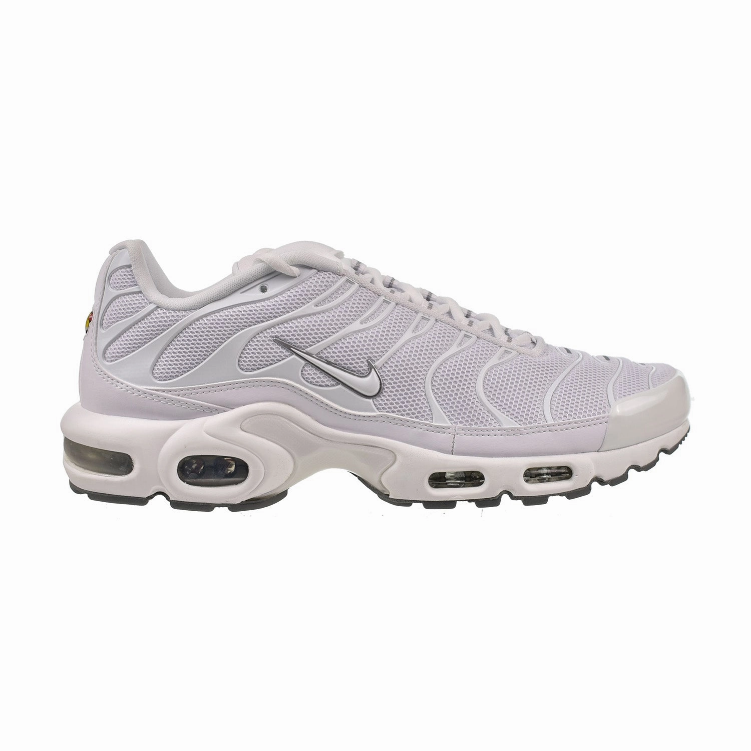 Nike Air Max Plus Men's Shoes White-Black-Cool Grey Asics Gel Venture Running Shoes