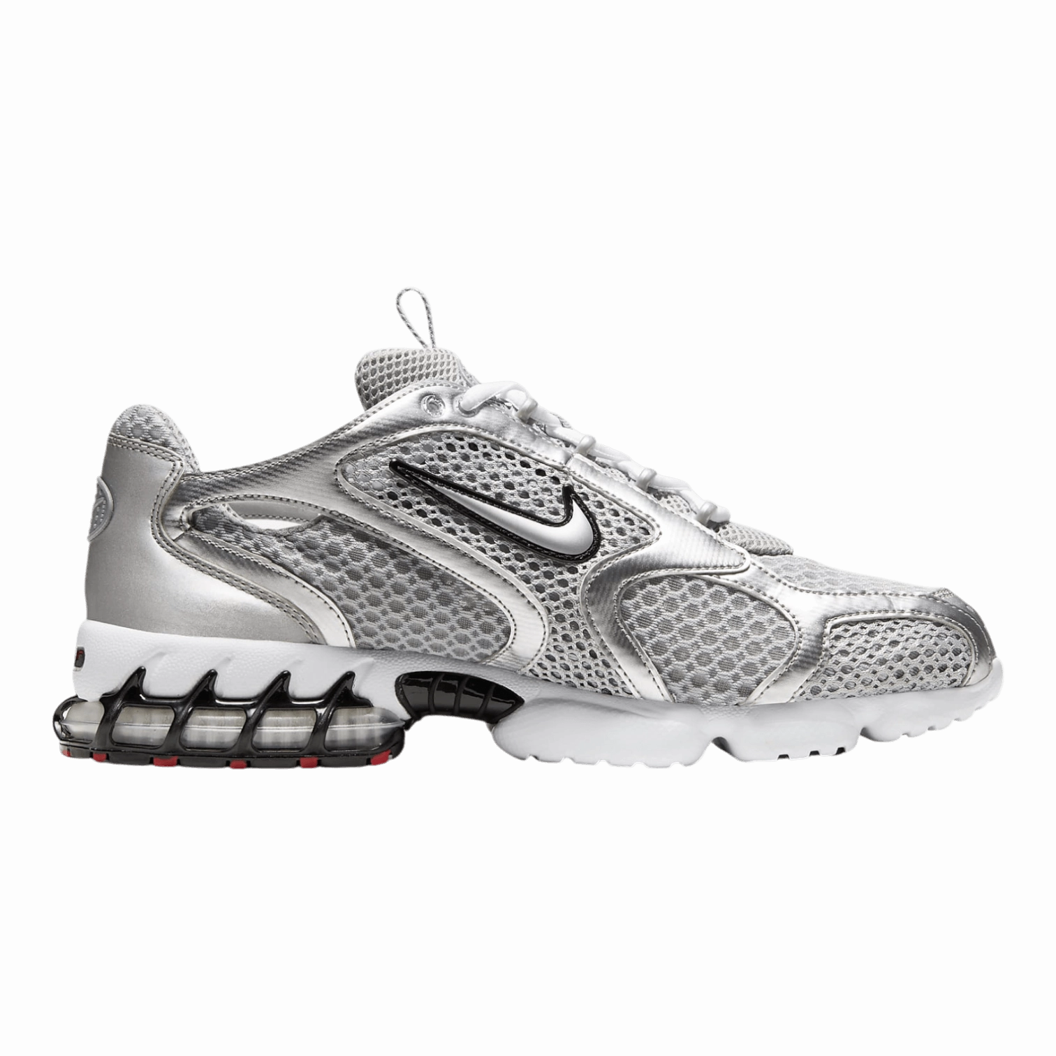 Nike Air Zoom Spiridon Cage 2 Red/Black/Metallic Silver CJ1288-001 Extra Cushion Running Shoes