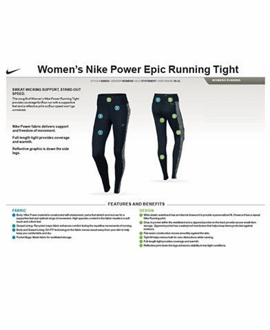Neutral Trainer Running Shoe NIKE EPIC RUN FLASH RUNNING LEGGINGS