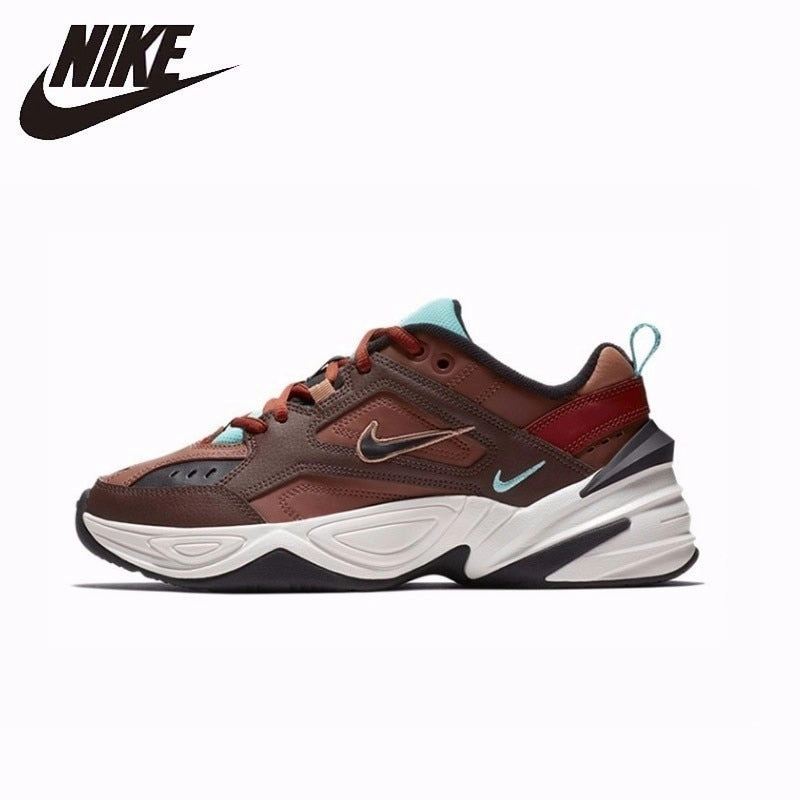 NIKE M2K TEKNO New Arrival Original Light Women Shoes Outdoor Sports Running Shoes Breathable Sneakers #AO3108 Running Shoes As Walking Shoes