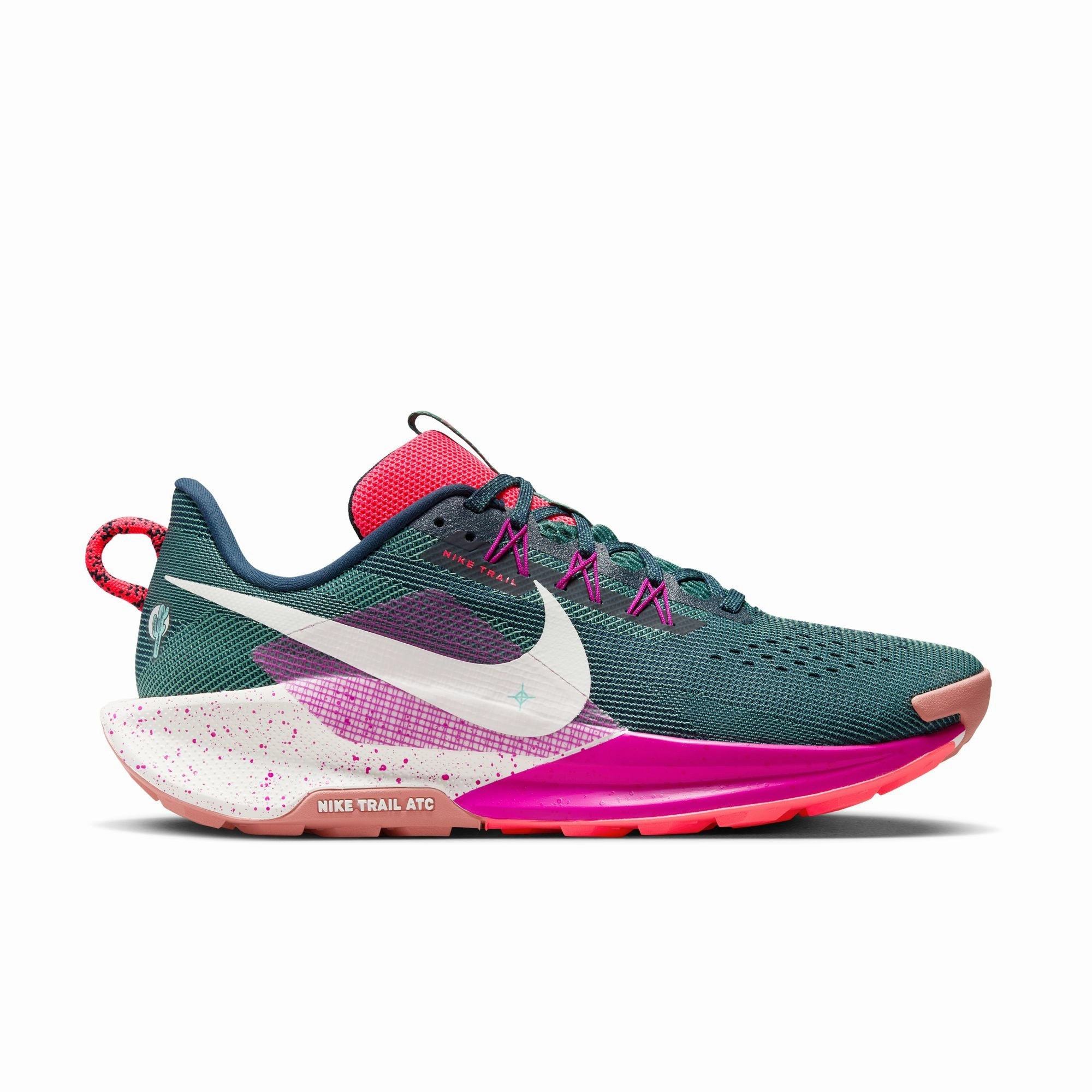 Maximum Cushion Running Shoes Nike React Pegasus Trail 5 Men's - Armory Navy/Phantom-Vivid Grape