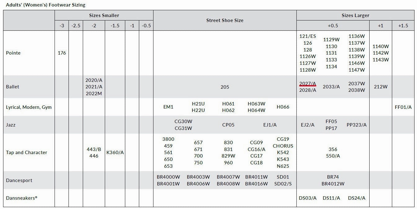 Capezio Juliet Split Sole Ballet Shoe 2027/2027A -Adult Wide Fit Shoes Flats