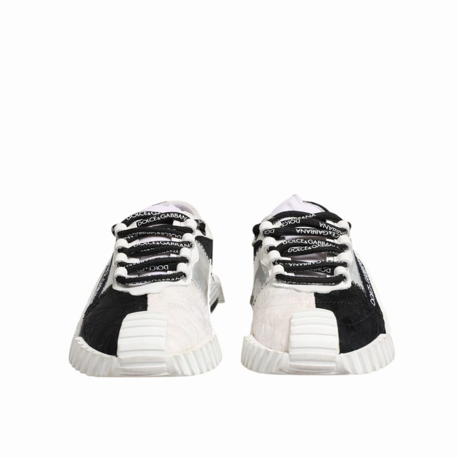 Dolce & Gabbana White Black NS1 Low Top Sneakers Shoes Best Hiit Sneakers