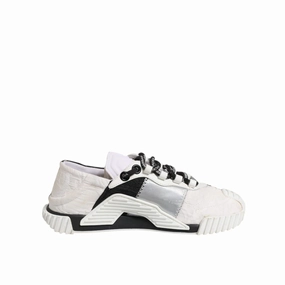 Yeezee Sneakers Dolce & Gabbana White Black NS1 Low Top Sneakers Shoes