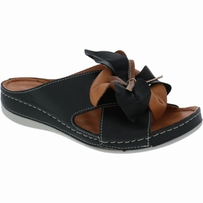 Gold Flat Pointed Shoes BIZA NYLAH