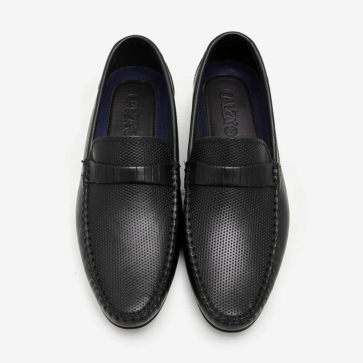 Men's Textured Leather Loafers Roa Loafers