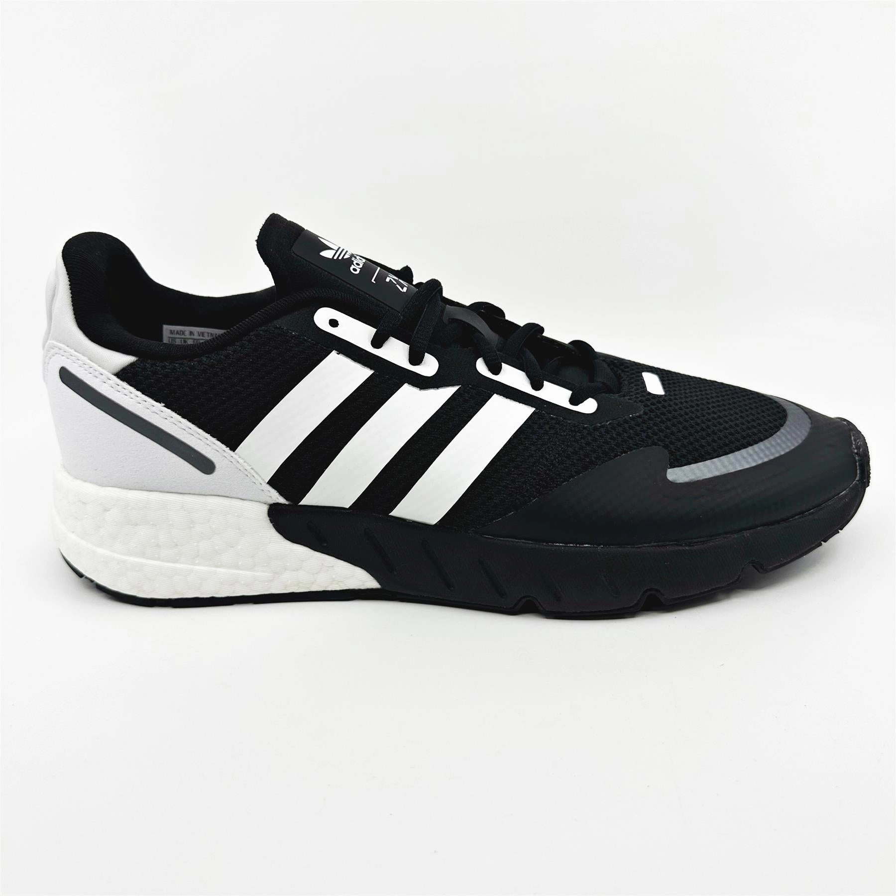Trail Running Shoes Outlet Adidas ZX 1K Boost Black Cloud White Mens Athletic Sneaker