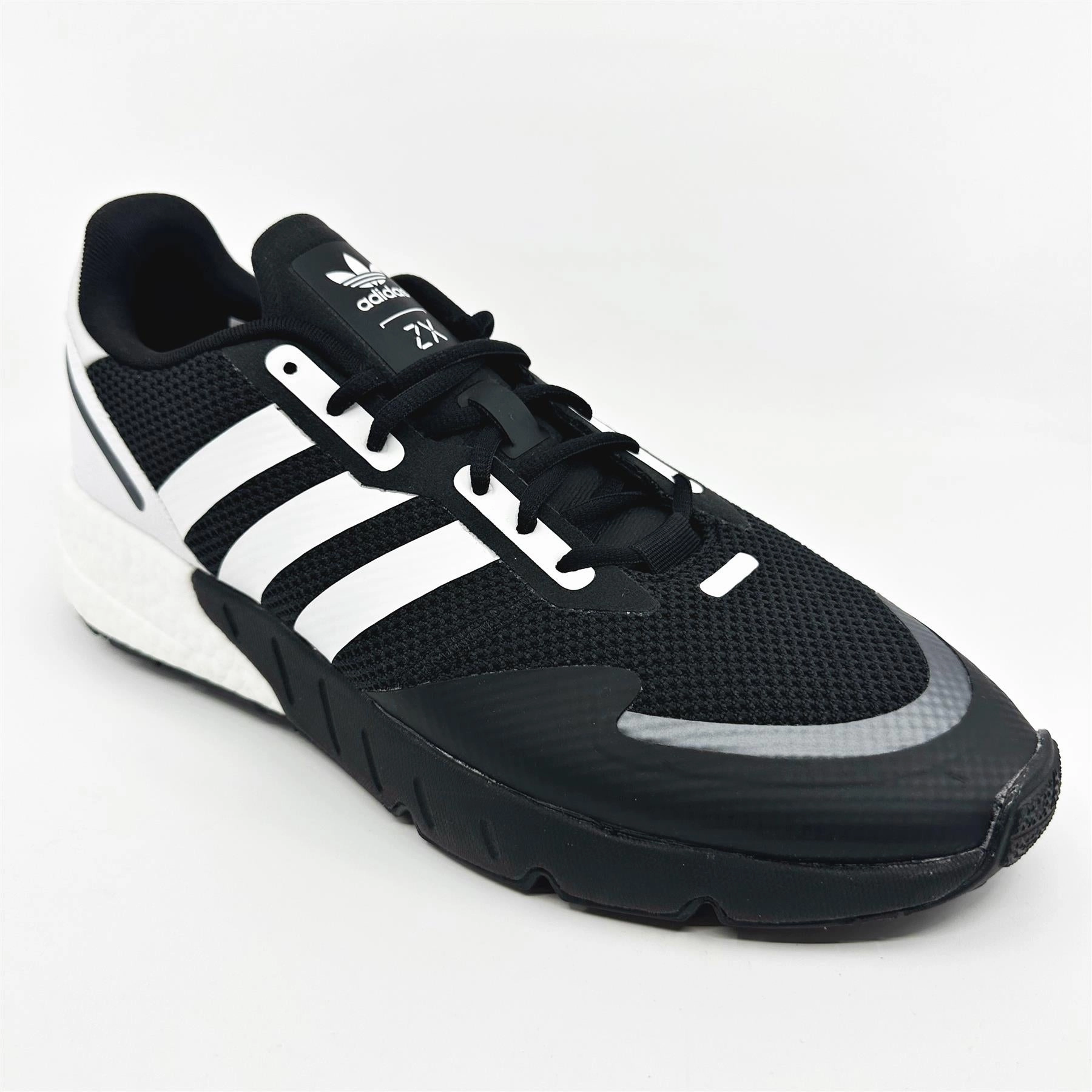 Adidas ZX 1K Boost Black Cloud White Mens Athletic Sneaker Running Shoes For Heavier