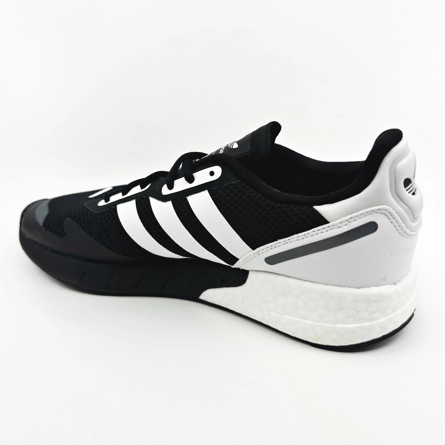 Adidas ZX 1K Boost Black Cloud White Mens Athletic Sneaker Shoes For Running And Gym