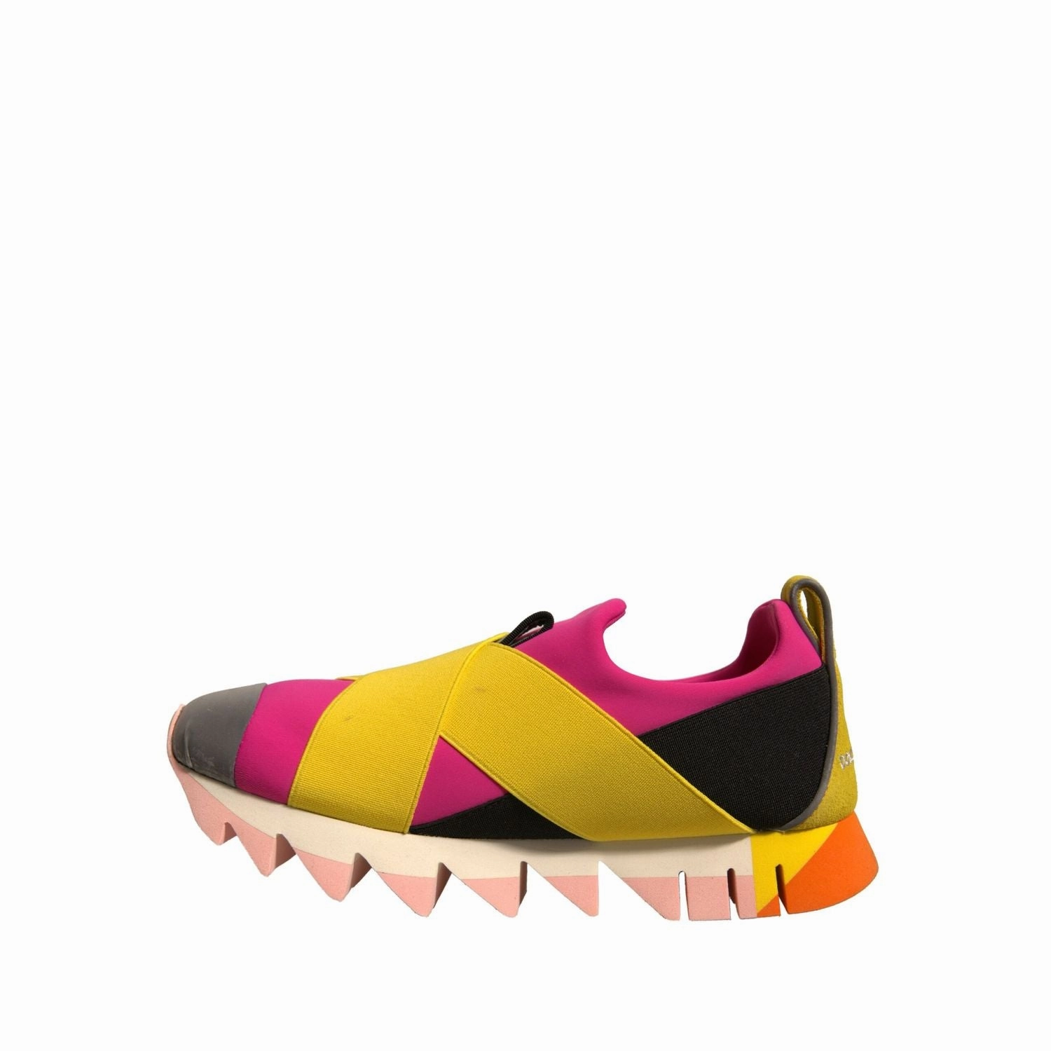 Dolce & Gabbana Multicolor Neoprene Elastic Ibiza Sneakers Shoes Stylish Sneakers Shoes