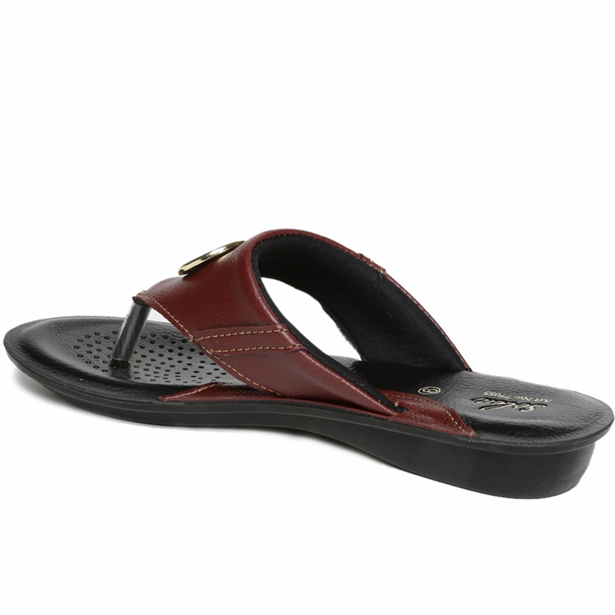 California Flip Flops Women's Maroon Solea Flip-Flops