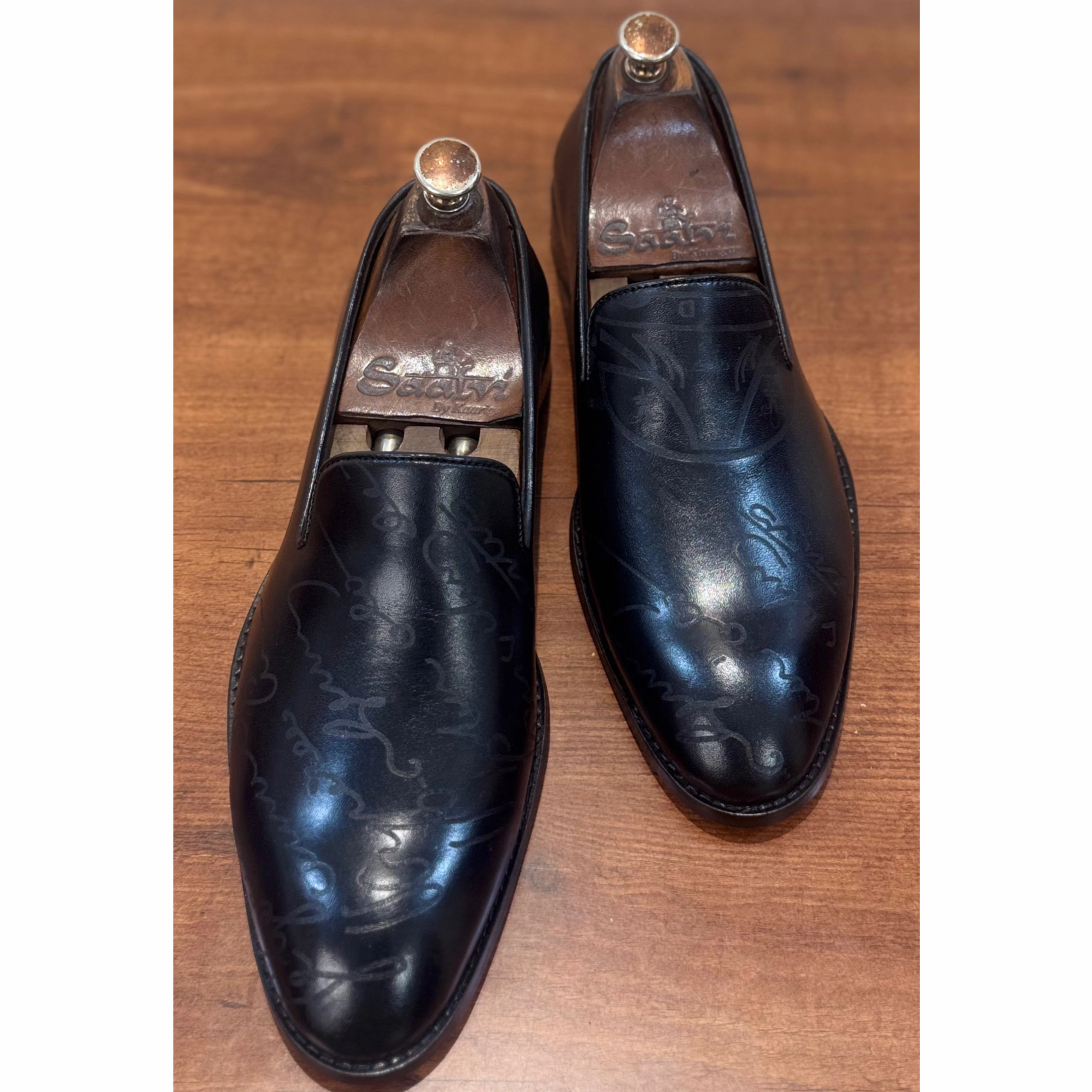 Black Signature Loafers Crocs Santa Cruz Loafers