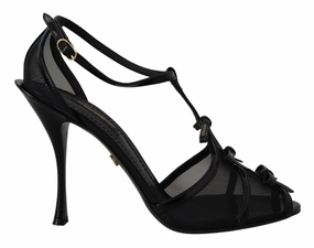 Ancient Sandals Black Stiletto High Heels Sandals Shoes