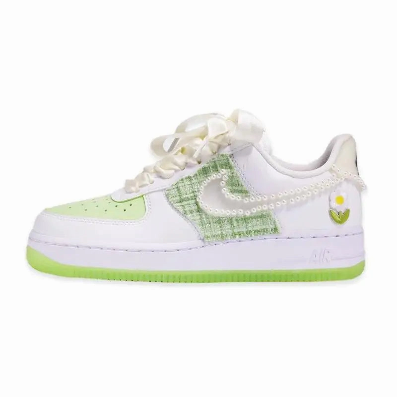 CustomizeNike Air Force 1 Skateboarding Shoes Women's Sneakers shoes CT3228-100 Asics Running Shoes Size 13