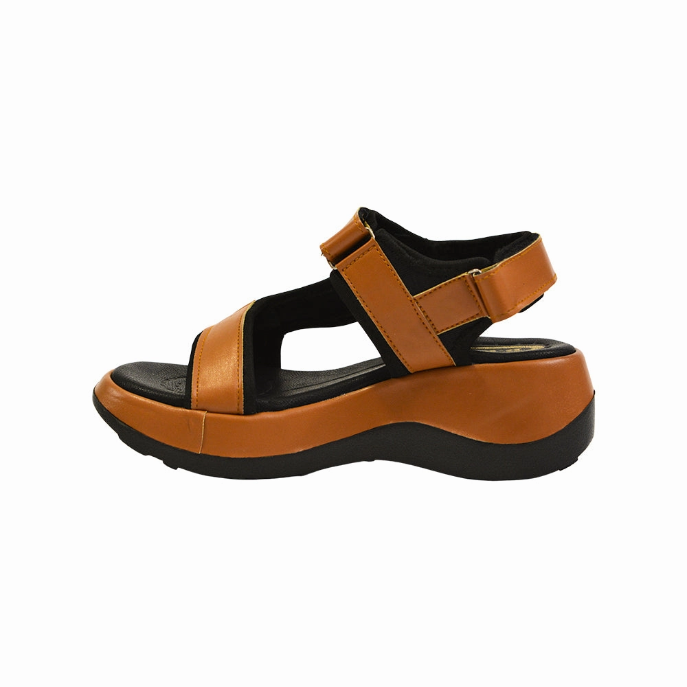Orange and Black Adjustable Strap Sandals Adidas Sandals