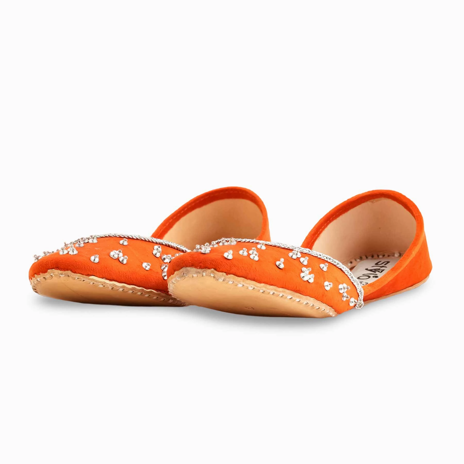 Orange Fancy Khusa For Ladies EC8532