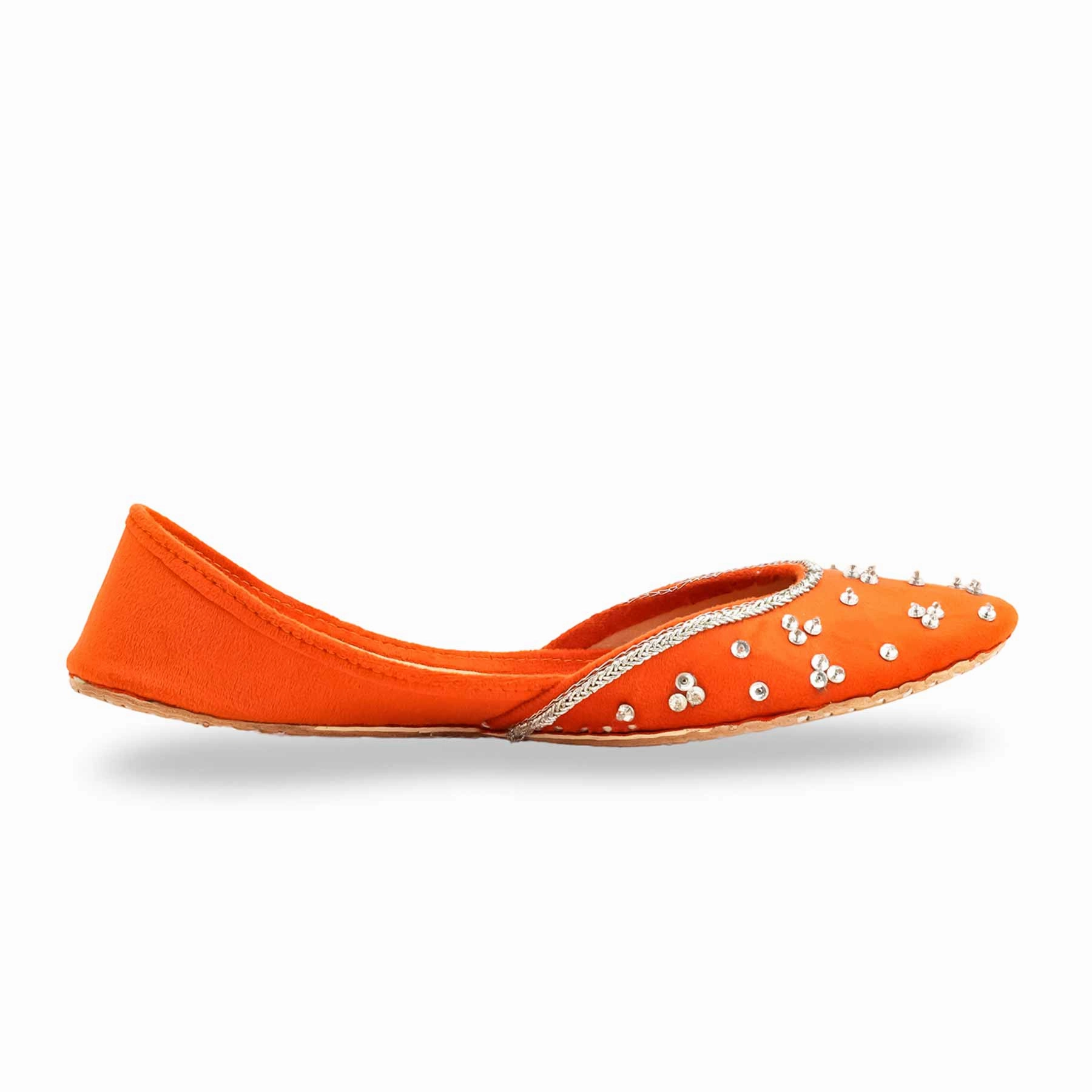 Best Walking Shoes For Flat Footed People Orange Fancy Khusa For Ladies EC8532