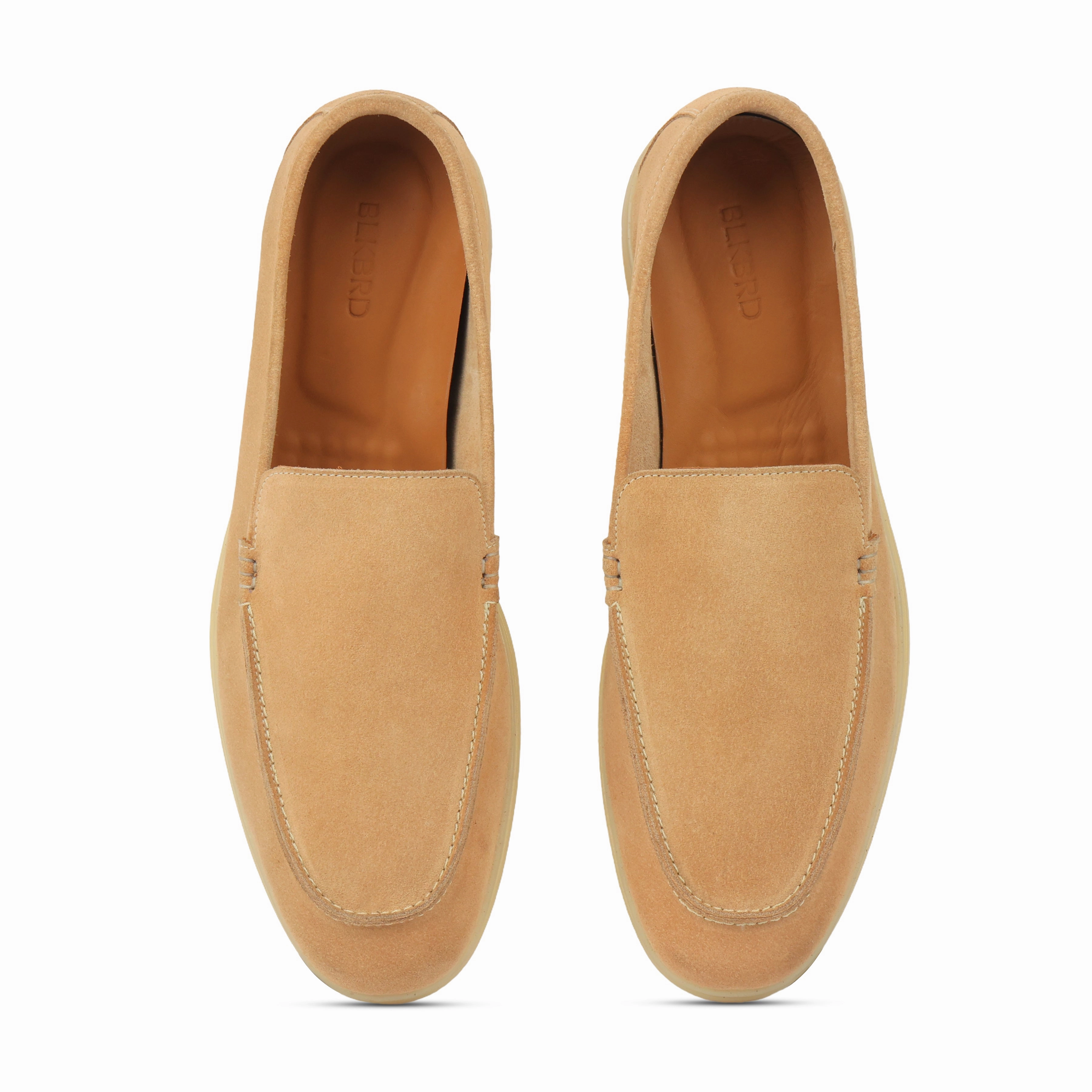 Orlie, Slipons - Beige Go Rain Suede | Unlined Flex Collection G.h.bass Loafers