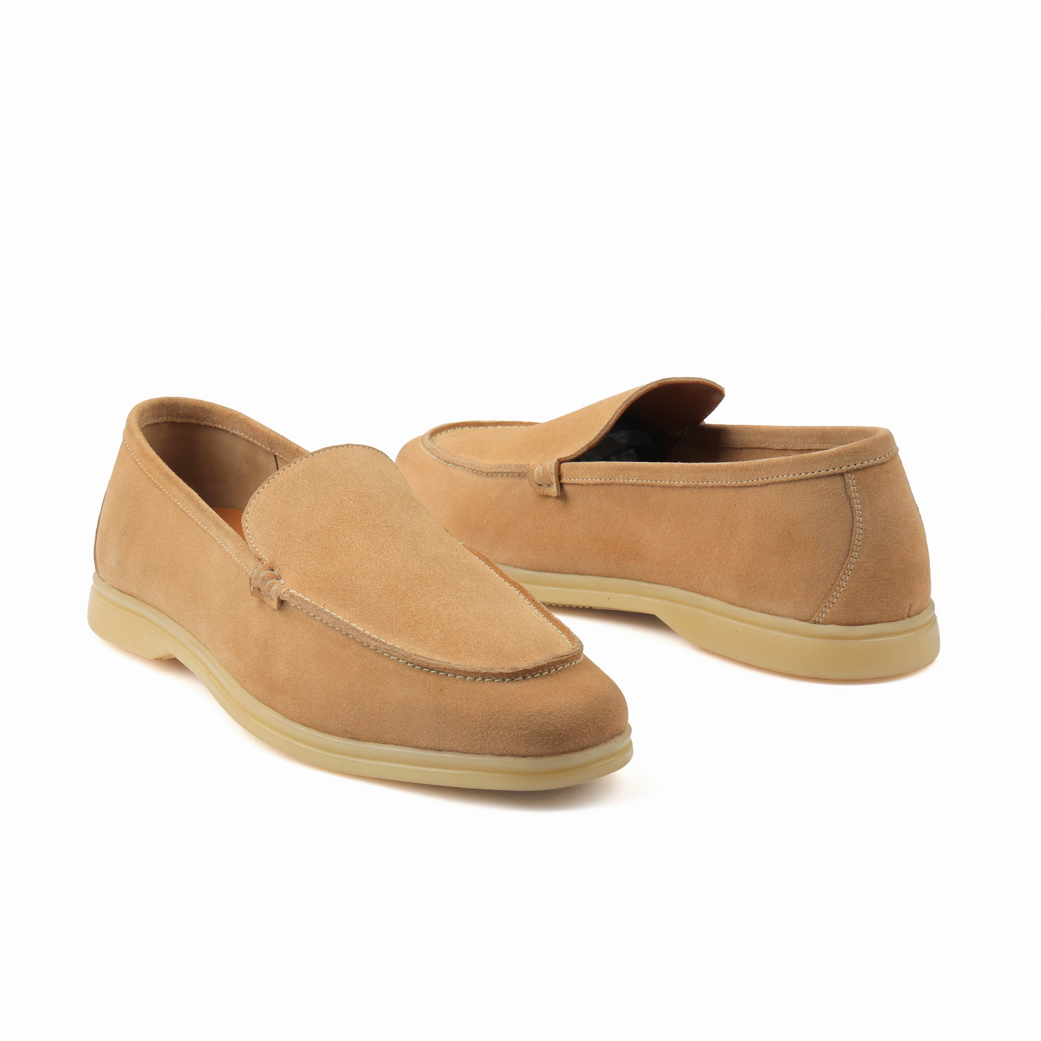 Khaite Loafers Orlie, Slipons - Beige Go Rain Suede | Unlined Flex Collection