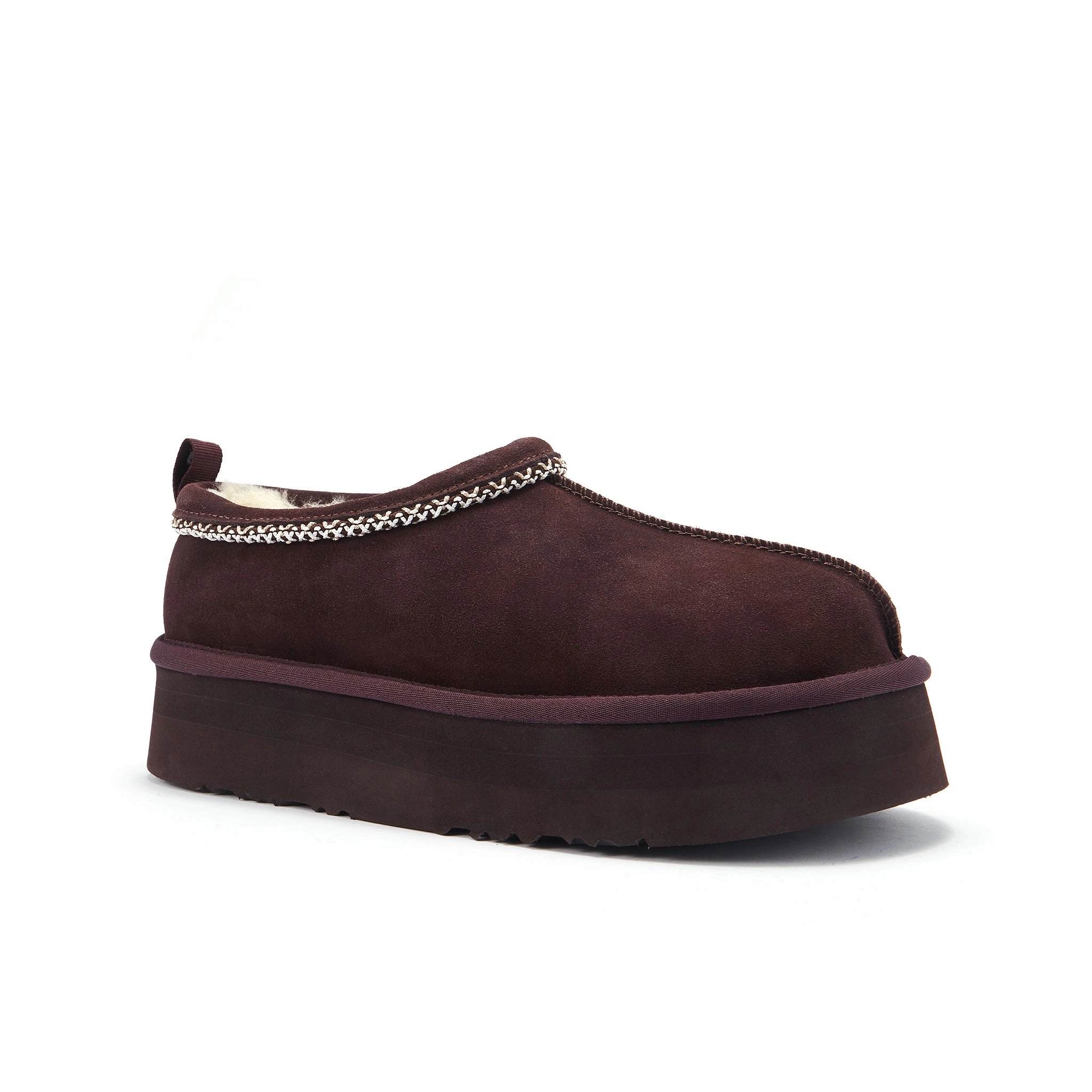 Island Pro Slippers OUTBACK PLATFOAM BRAID PLUM