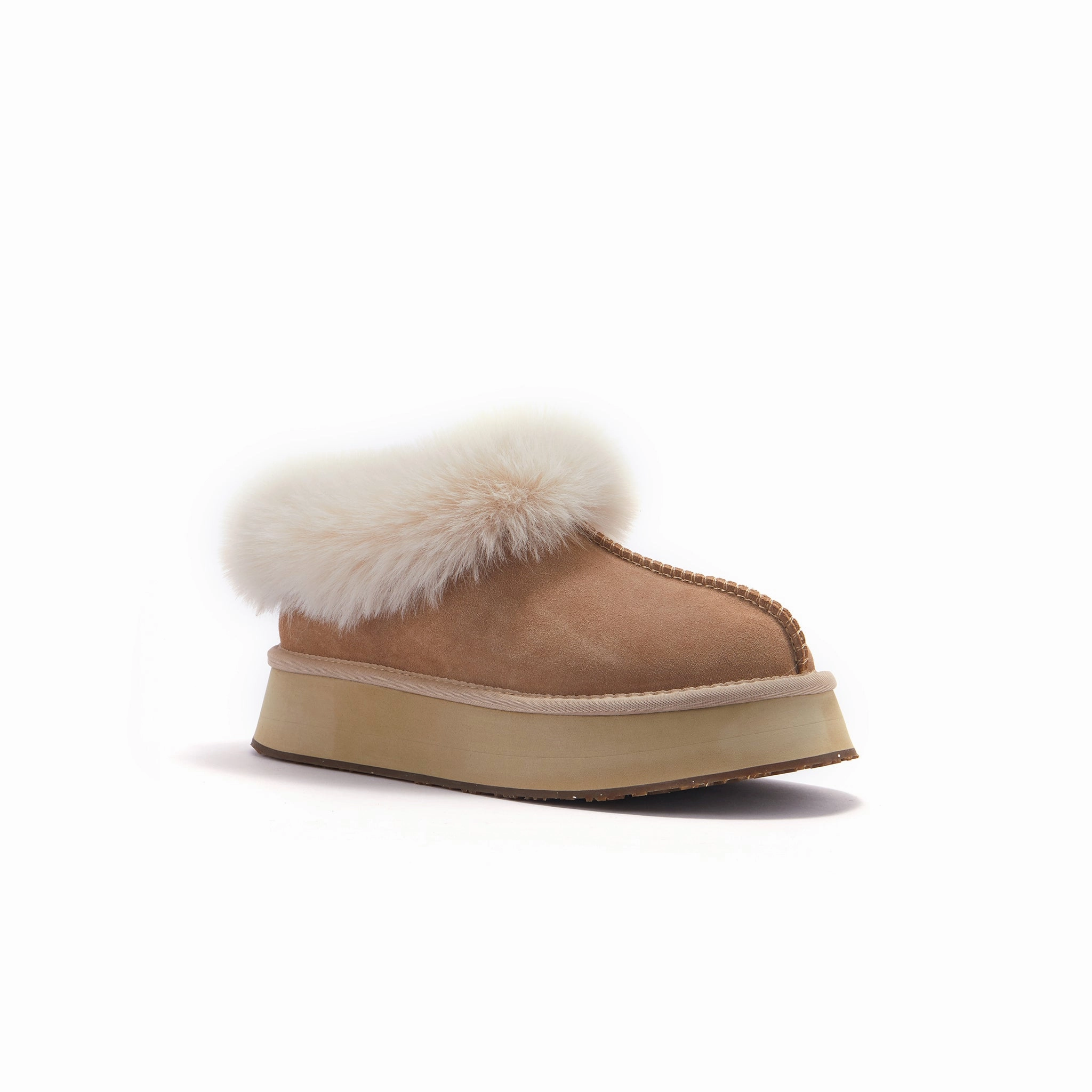 OUTBACK PLATFOAM LUXE SAND Comfort Slippers