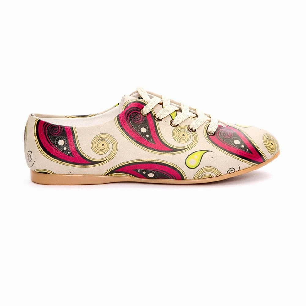 Paisley Ballerinas Shoes SLV026 Flat Simple Shoes