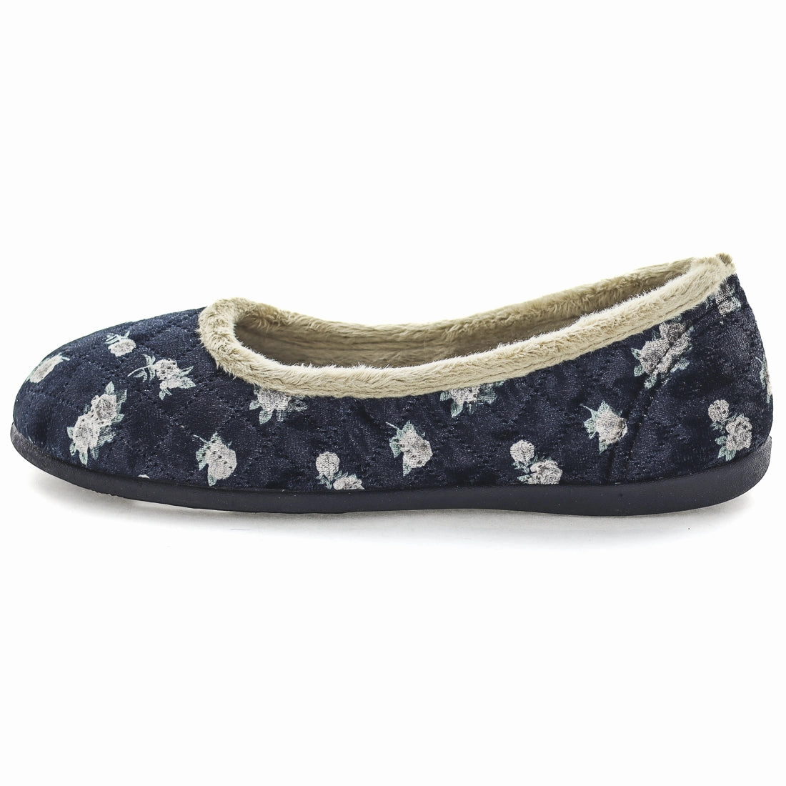 Bear Foot Slippers Panda Elgin Women's Slippers - Black Floral