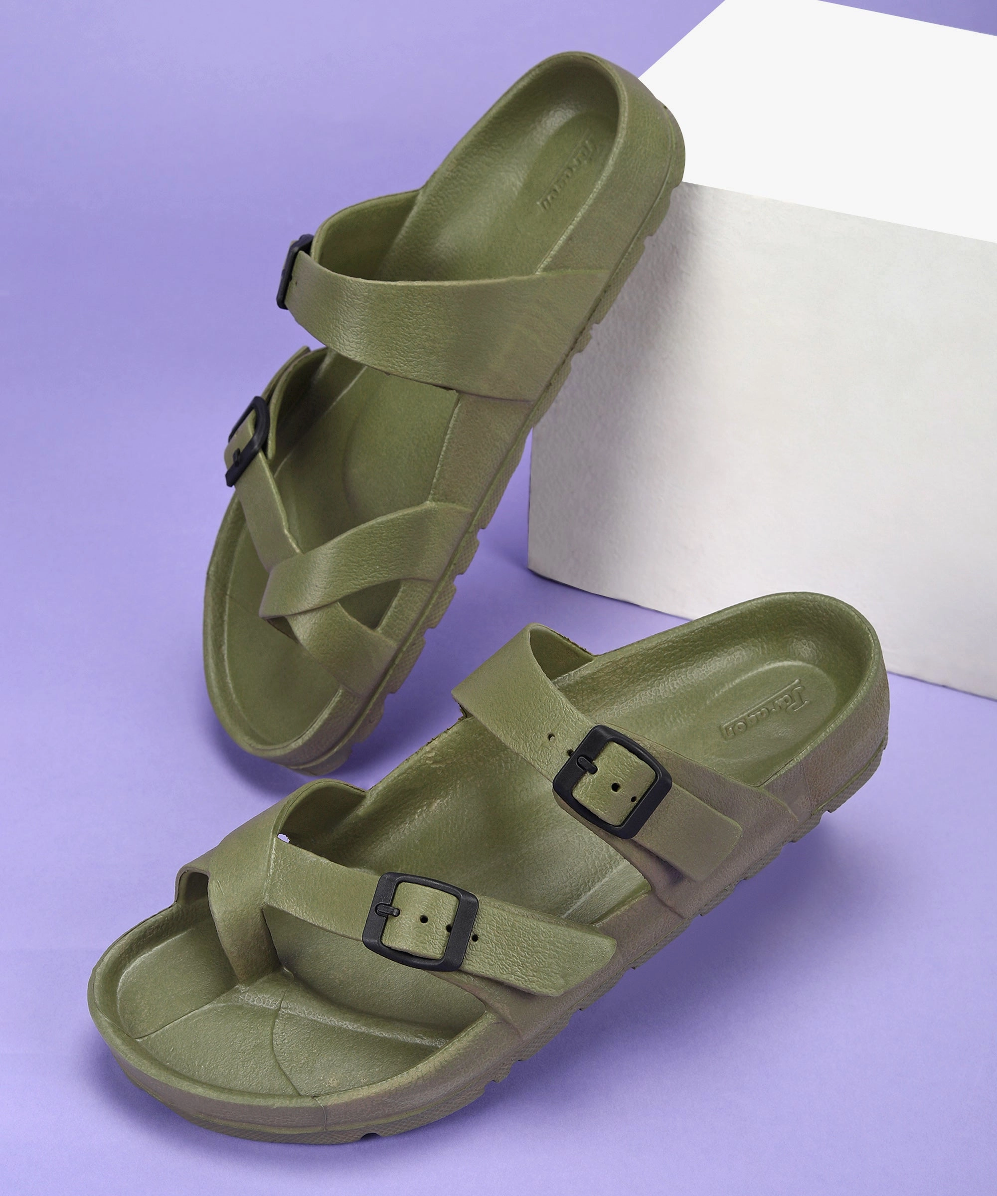 Paragon EVK3408G Trendy Comfortable Lightweight Indoor Outdoor Dailywear Slippers Flats And Sandals