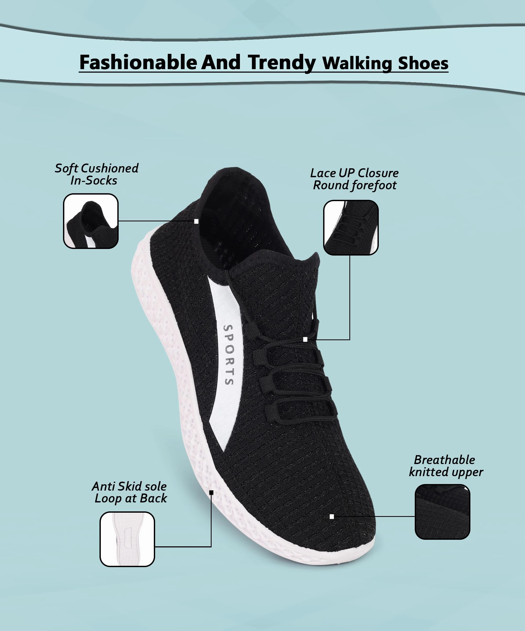 Wyoming Leather Casual Shoes Paragon K1020G Men Casual Shoes | Stylish Walking Outdoor Shoes for Everyday Wear | Smart & Trendy Design  | Comfortable Cushioned Soles White