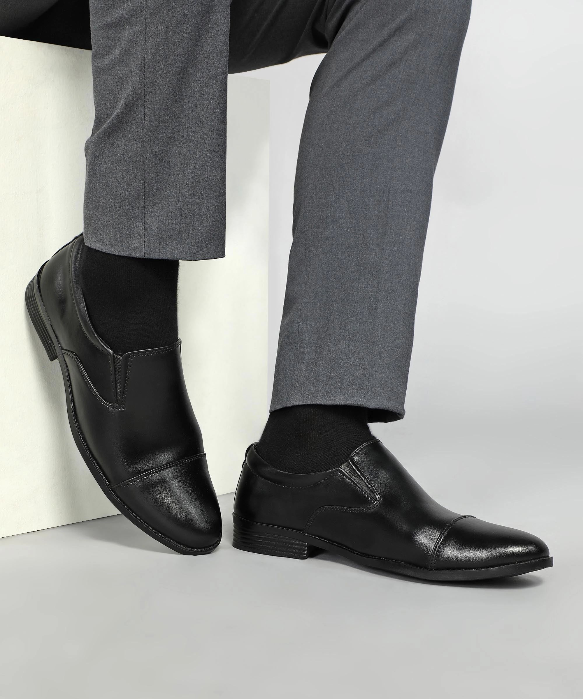 Paragon K11241G Men Formal Shoes | Smart & Sleek Design | Comfortable Sole with Cushioning | Daily & Occasion Wear Feet Running Shoes