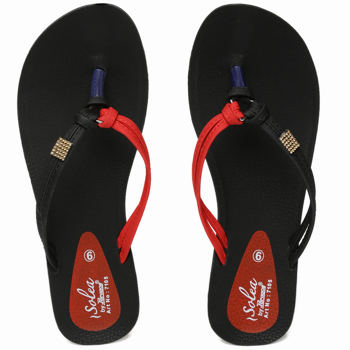 Rabbit Flip Flops Paragon PU7105L Women Stylish Lightweight Flipflops | Comfortable soles| Casual & Trendy Slippers | Indoor & Outdoor