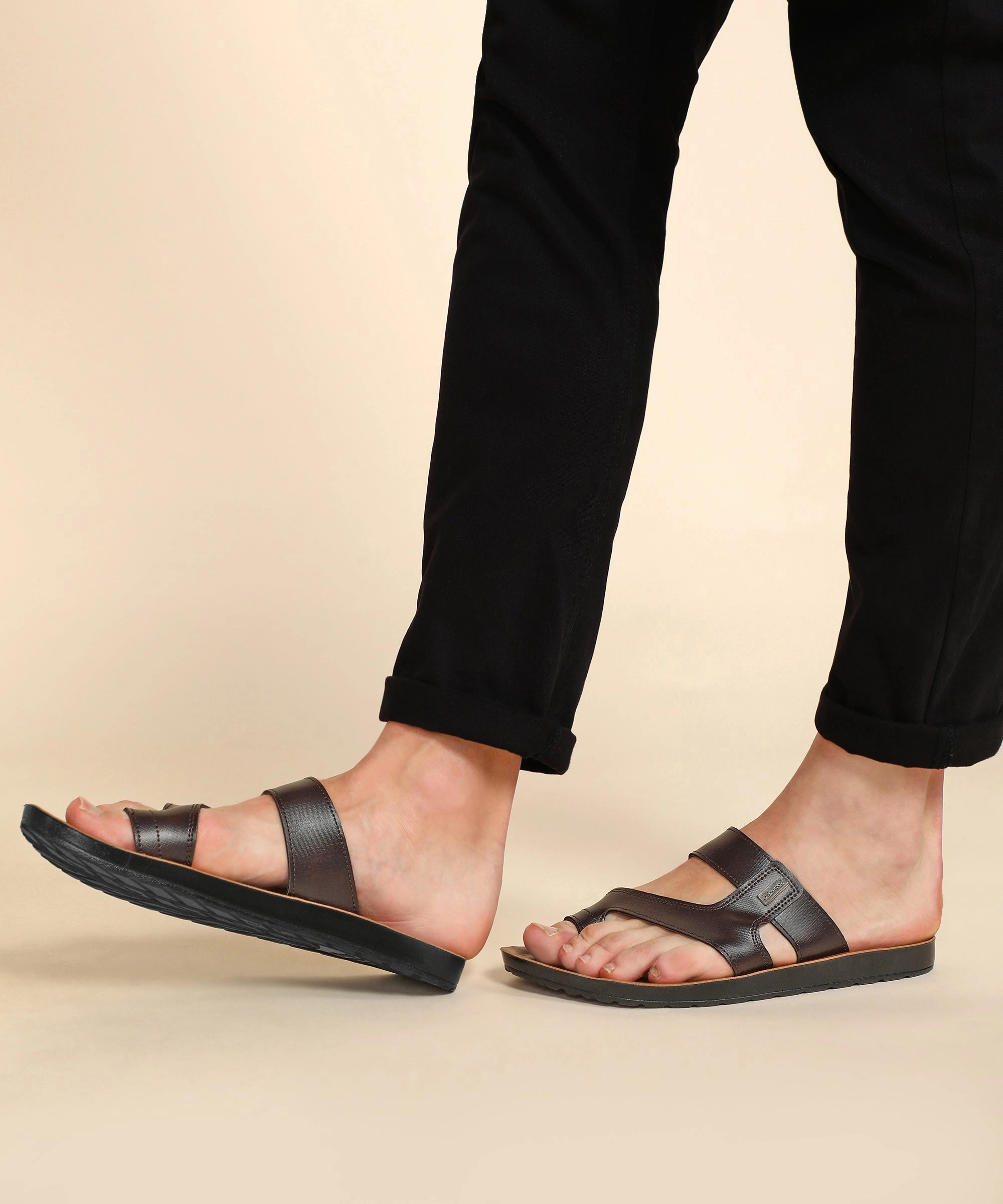 Paragon  PUK2211G Men Stylish Sandals | Comfortable Sandals for Daily Outdoor Use | Casual Formal Sandals with Cushioned Soles Gothic Sandals