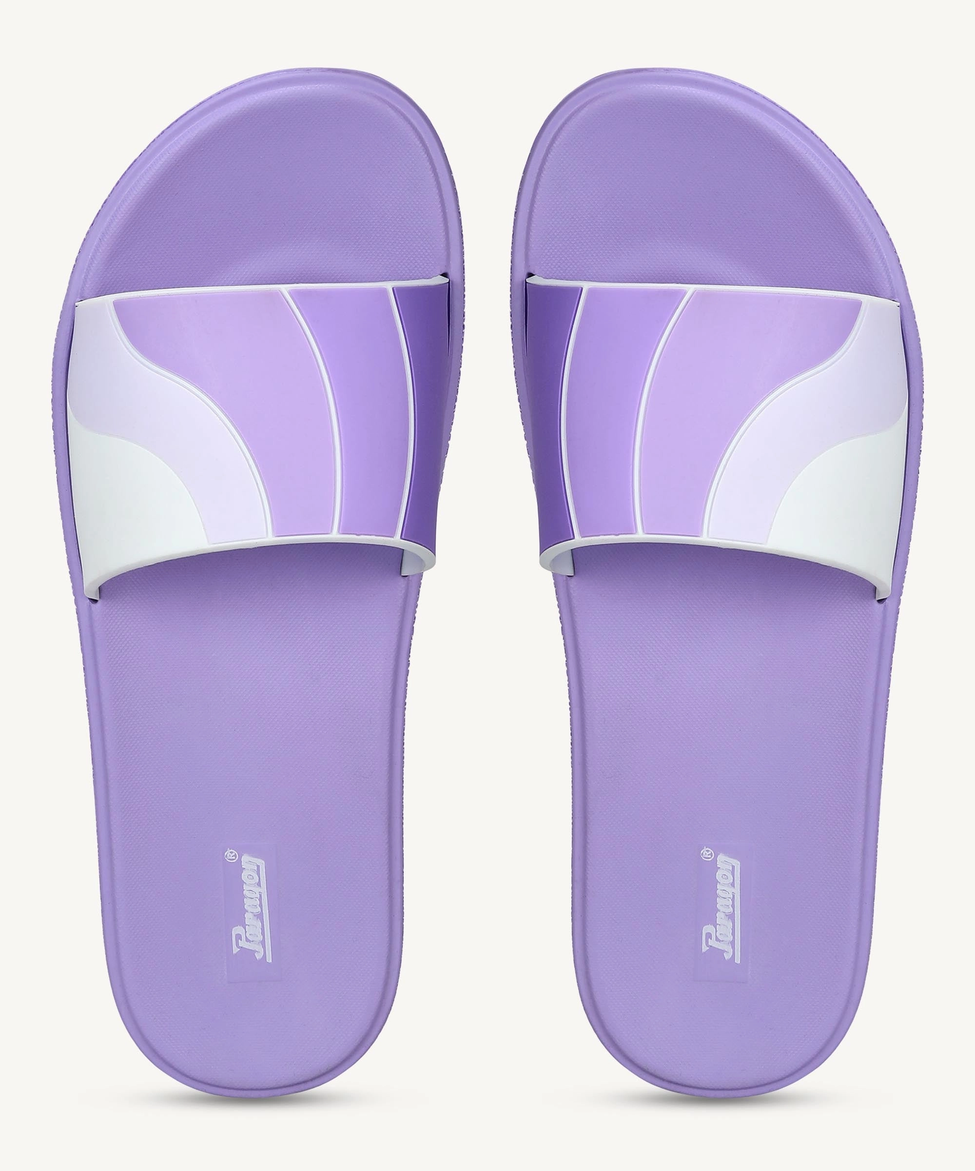 Paragon Women's Purple Sliders with Cushioned Sole for Everyday Use Wholesale Flip Flops