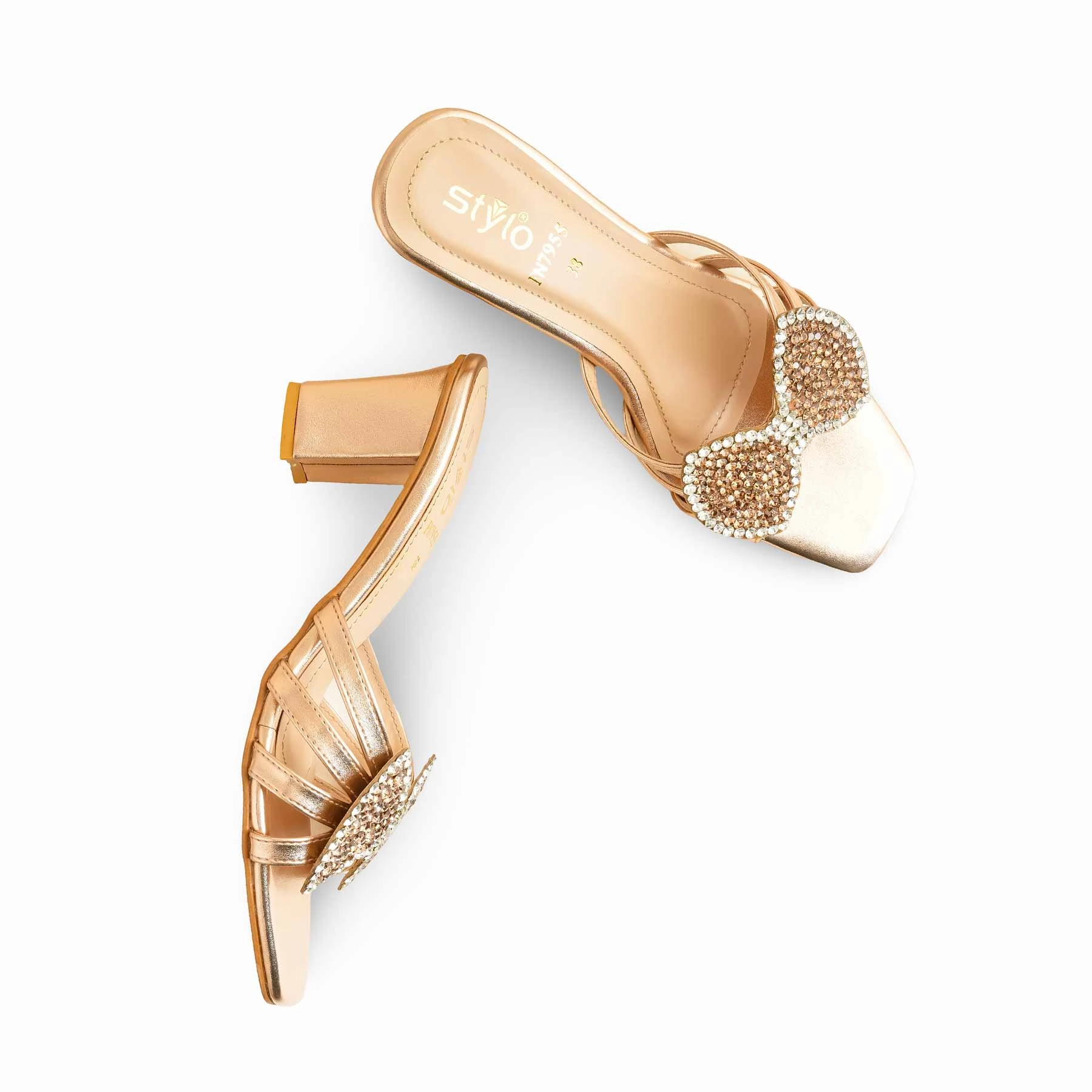 Traditional Chinese Slippers Peach Fancy Slipper For Ladies FN7955