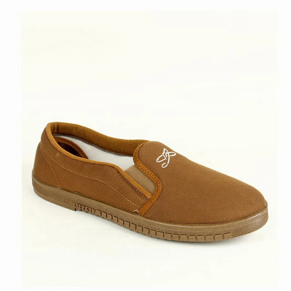 Gliders Casual Slip on Beige Moccasins Shoes For Men JOGGING-E By Liberty Ladies Casual Shoes