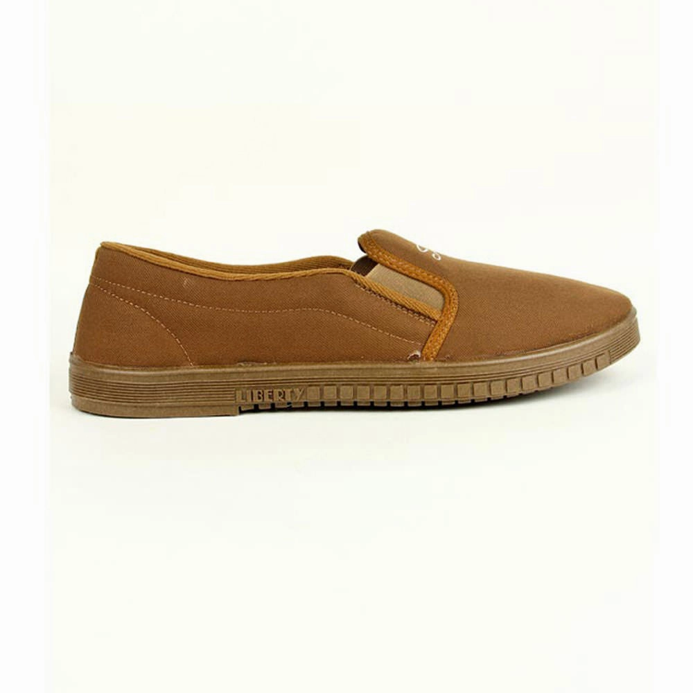 Gliders Casual Slip on Beige Moccasins Shoes For Men JOGGING-E By Liberty Harley Davidson Casual Shoes