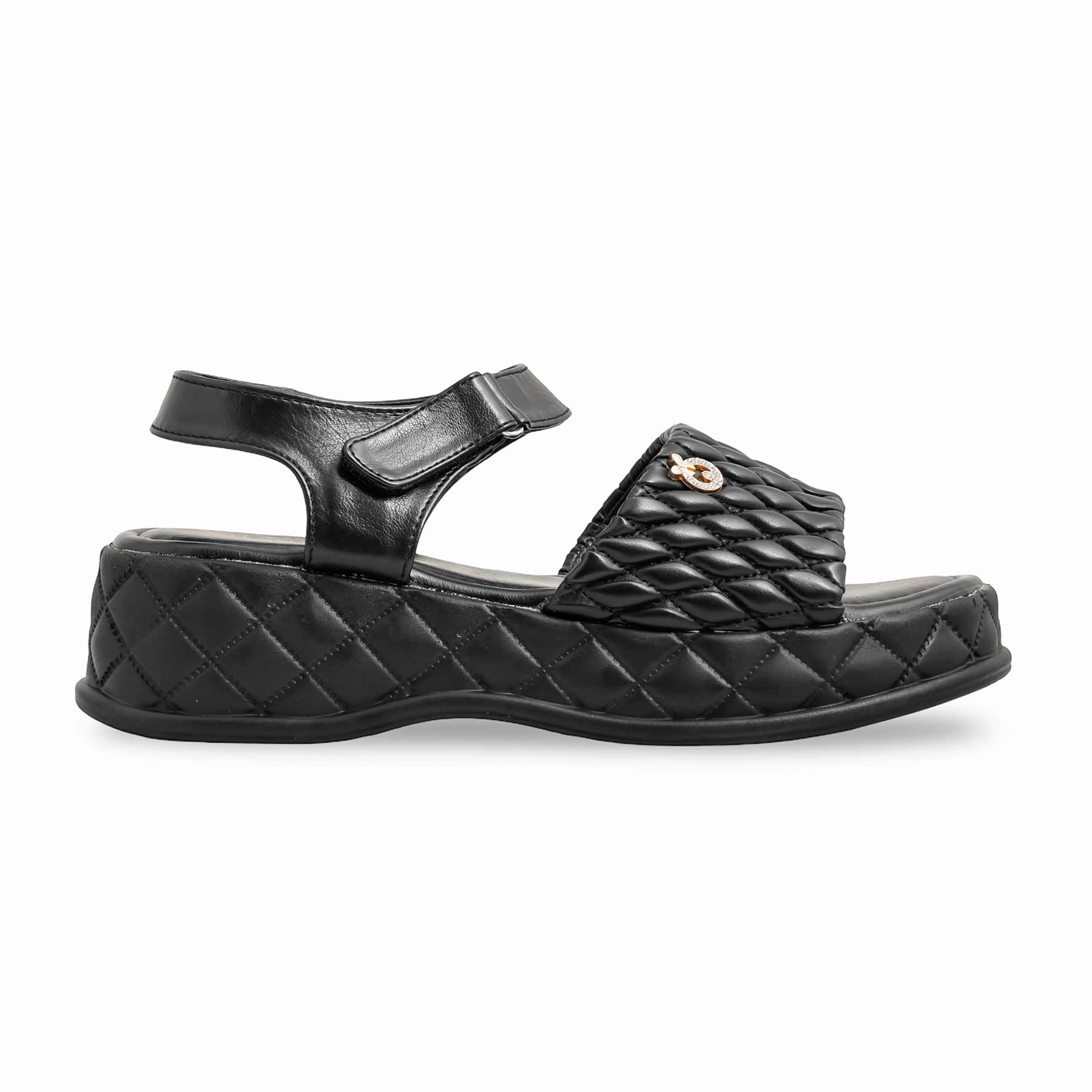 Black Formal Sandal PU0571 Winter Indoor Slippers