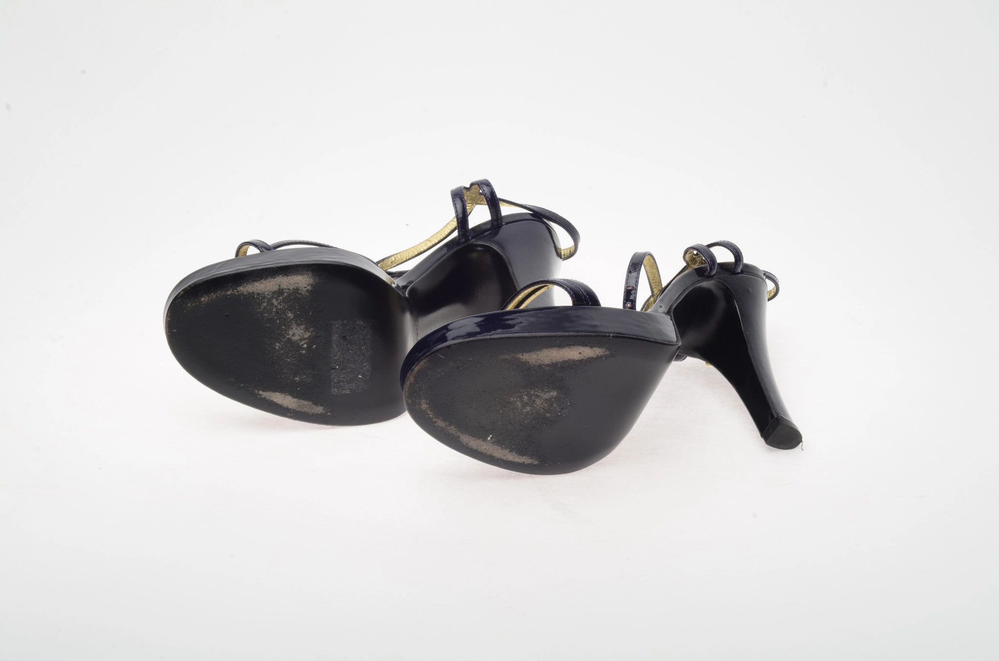 Studded Flat Sandals Dolce & Gabbana - Purple Strappy Sandals - IT 38 1/2